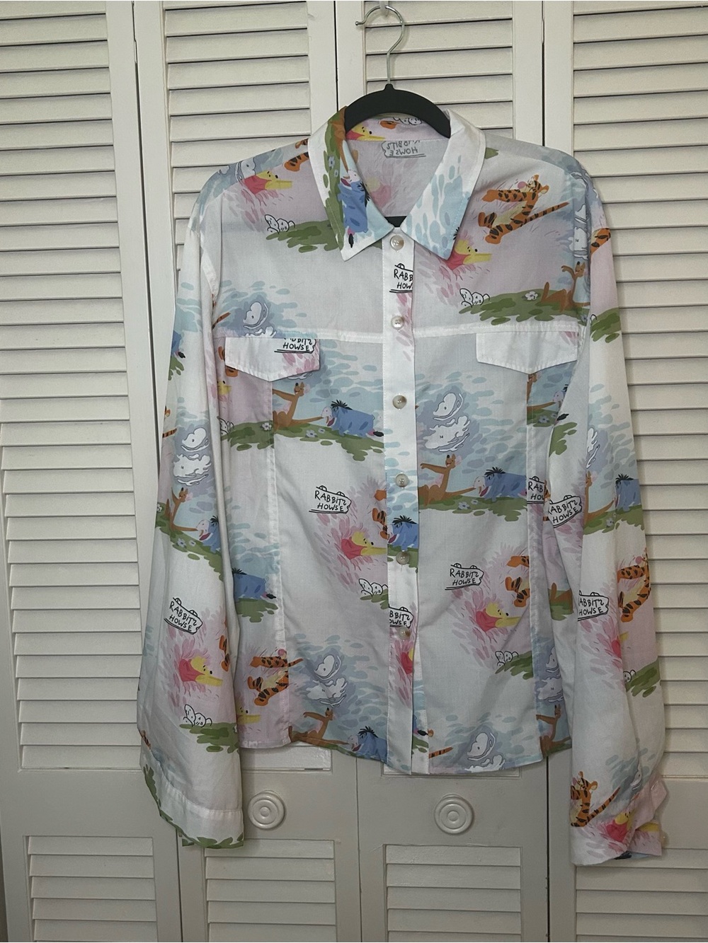 Elfsack and Disney collab Winnie the Pooh bell sleeve blouse